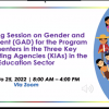 LCC Secretariat Participates in the Deepening Session on Gender and Development
