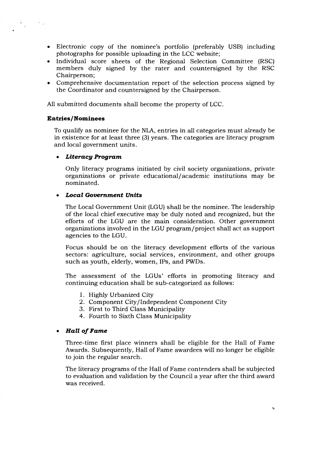 Deped Memorandum No. 041, S. 2020: 2020 National Literacy Awards - Lcc 